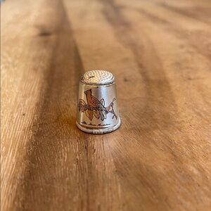 Reed & Barton 1977 1st editon
Silver Thimble with Bird Design